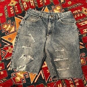 Lee blue jeans long shorts